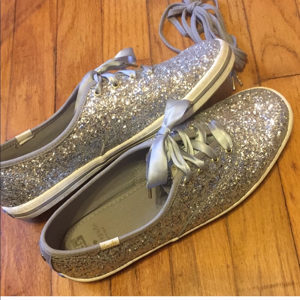 Kate spade spade glitter keds size 9
